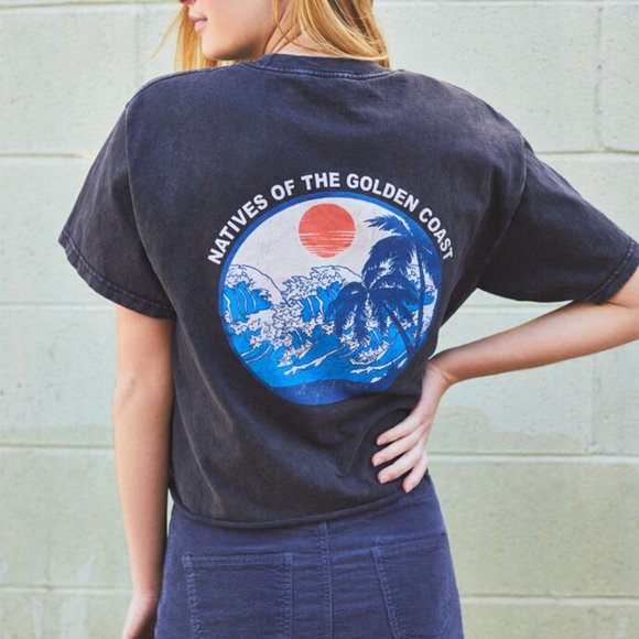 PacSun Tops - Pac Sun John Galt Golden Coast T-Shirt
